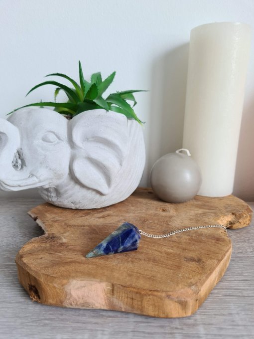 Pendule Facettes Sodalite