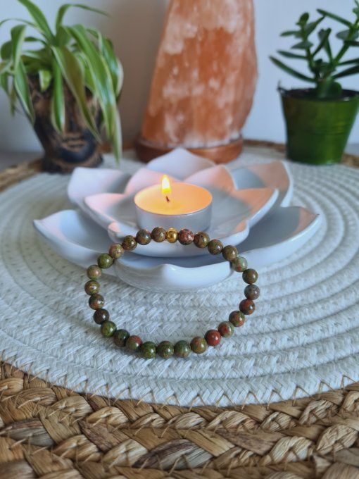 Bracelet Unakite 6mm