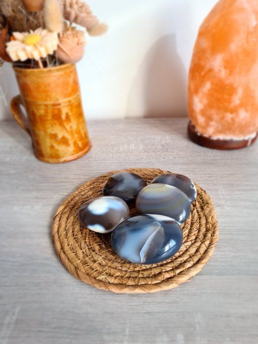 Galet Agate Orque