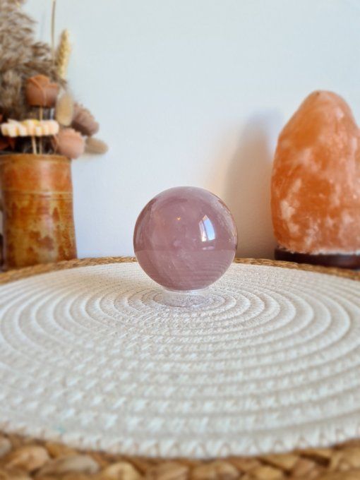 Sphère Quartz Rose Etoilé