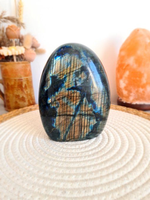 Forme Libre de Labradorite Bleue