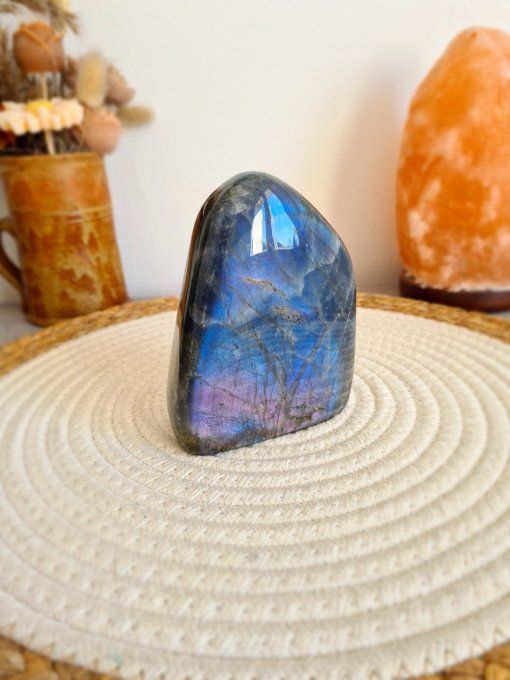 Forme Libre de Labradorite Rose