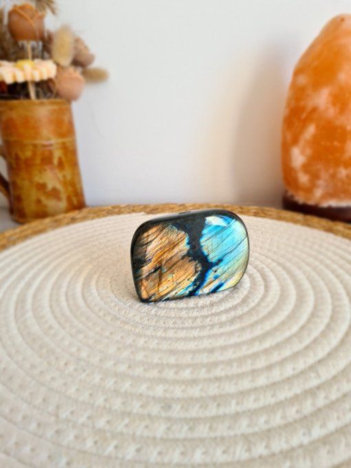 Forme Libre de Labradorite Bleue