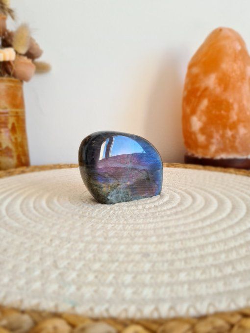Forme Libre de Labradorite Rose