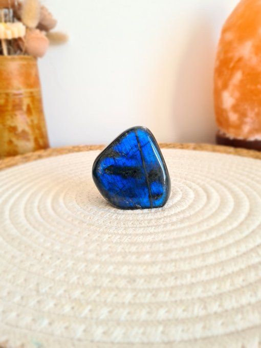 Forme Libre de Labradorite Bleue