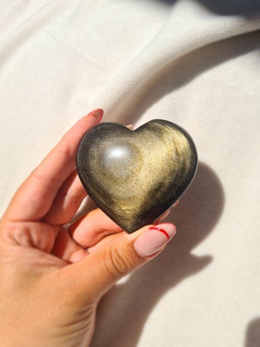Coeur Obsidienne Dorée