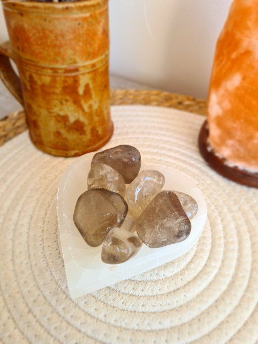 Pierre roulée Quartz Fumé
