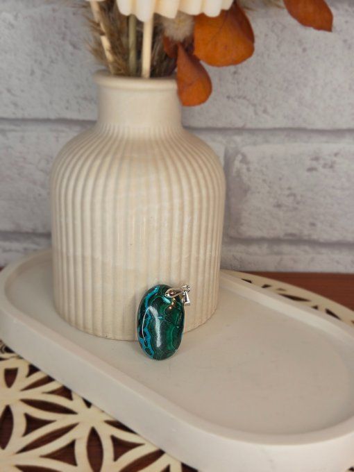 Pendentifs Malachite/Chrysoco