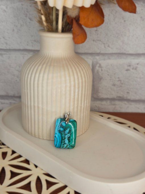 Pendentifs Malachite/Chrysoco