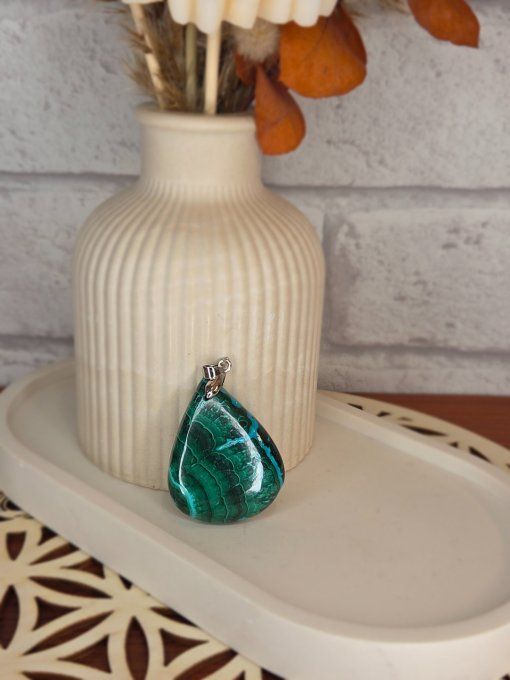 Pendentifs Malachite/Chrysoco