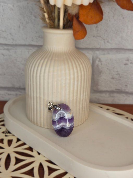 Pendentifs Améthyste Chevron