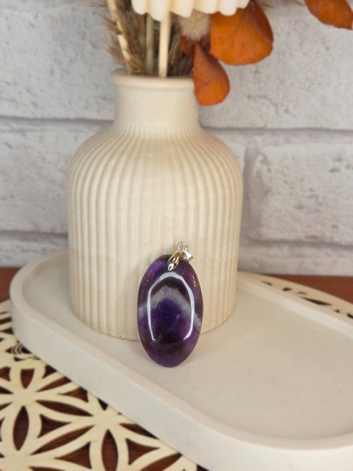 Pendentifs Améthyste Chevron