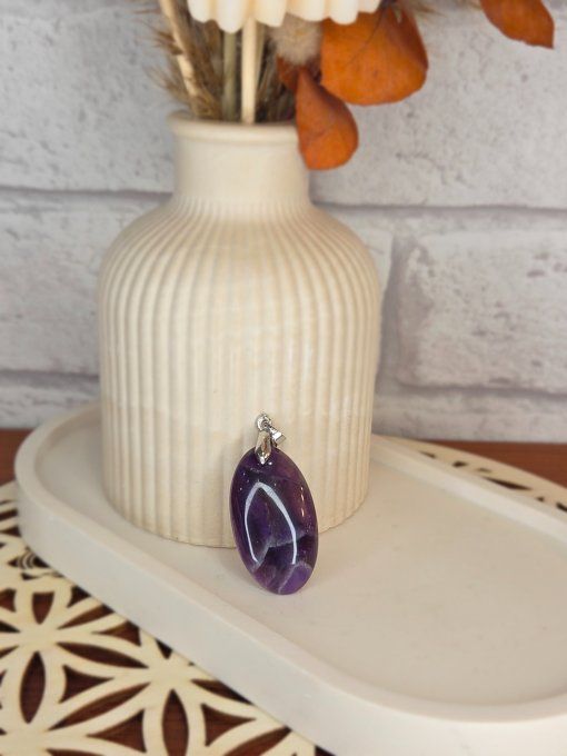 Pendentifs Améthyste Chevron