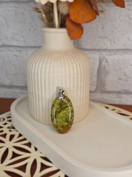 Pendentifs Opale Verte
