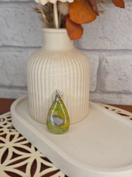 Pendentifs Opale Verte