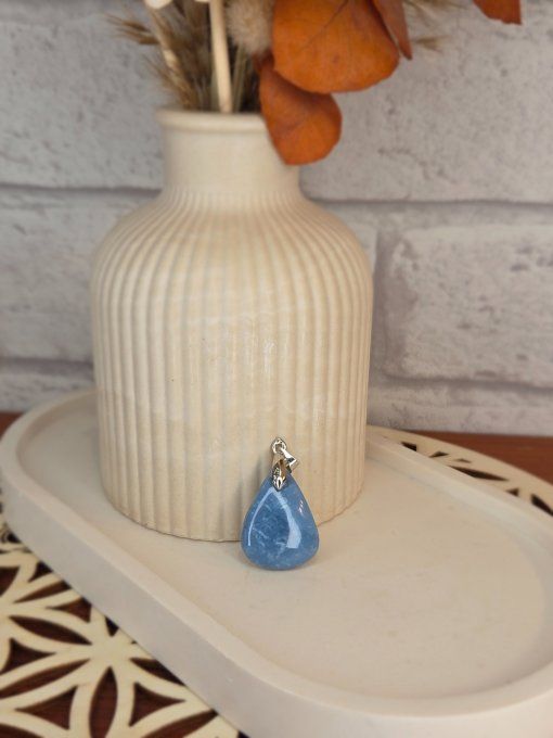 Pendentifs Opale Bleue