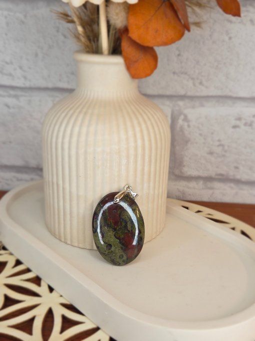 Pendentifs Jaspe Sang de Dragon