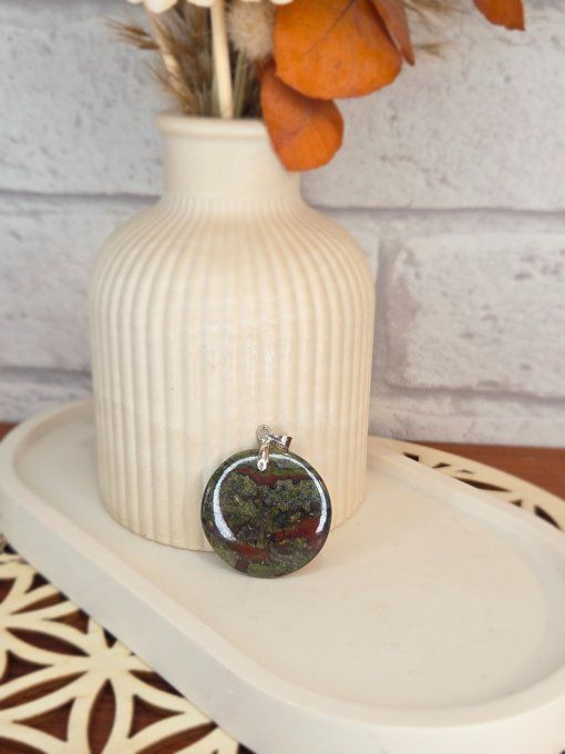 Pendentifs Jaspe Sang de Dragon
