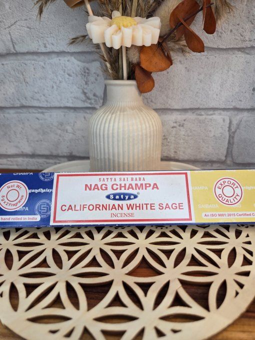 Encens Nag Champa/Sauge Blanche - Satya