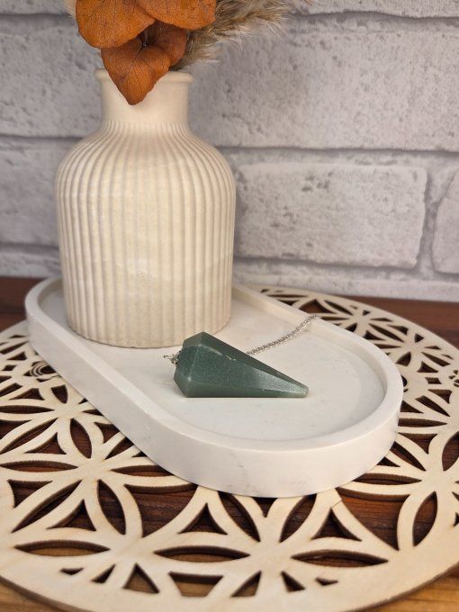 Pendule Aventurine Verte Facette