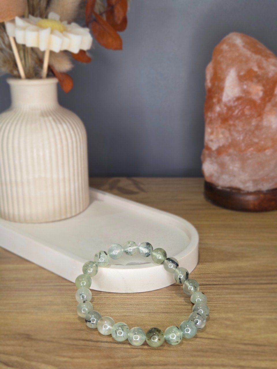 Bracelet Préhnite – 8 mm