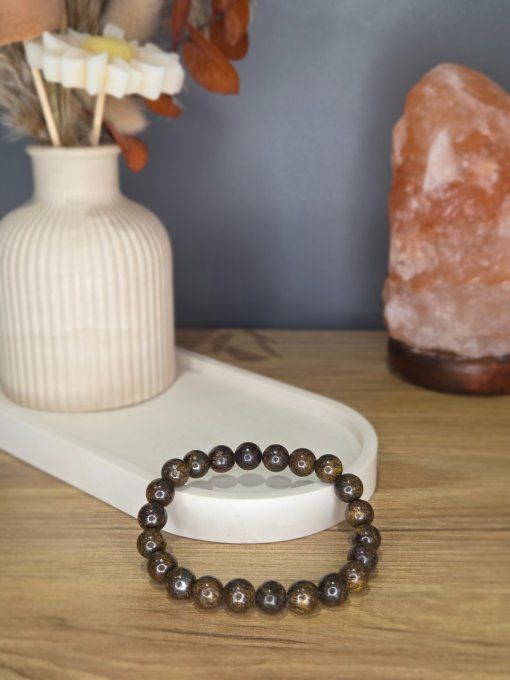 Bracelet Bronzite – 8 mm