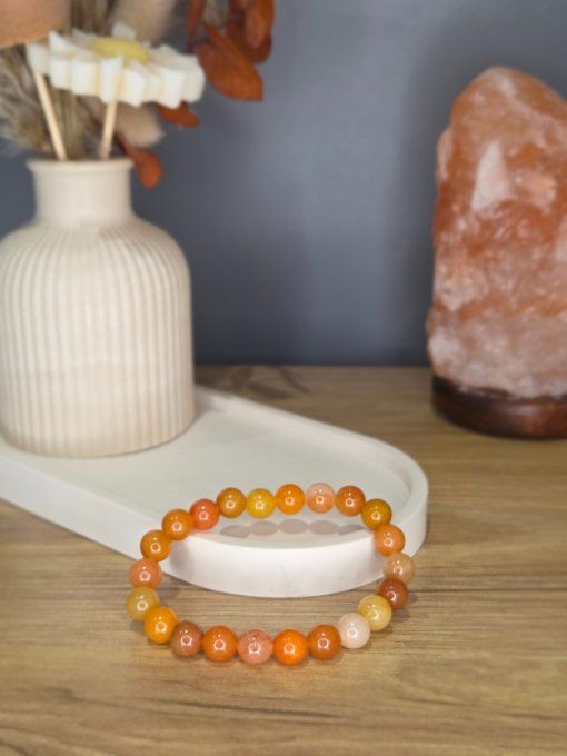 Bracelet Aventurine rouge – 8 mm