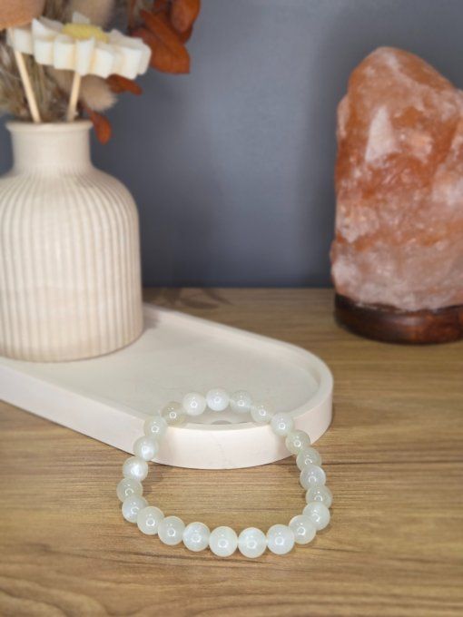 Bracelet Pierre de Lune Bélomorite – 8 mm