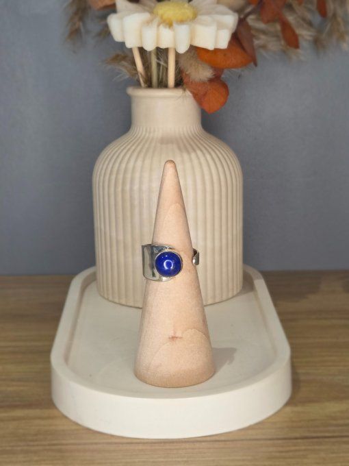 Bague Lapis-Lazuli – Argent 925 (réglable)