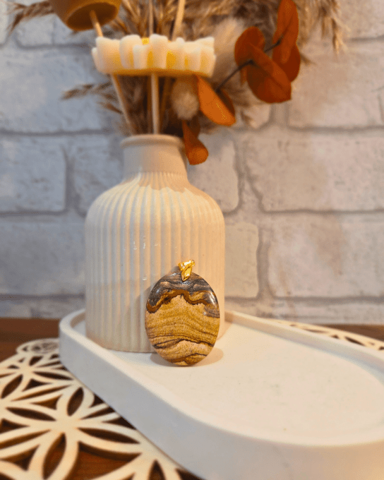 Pendentifs Jaspe Paysage