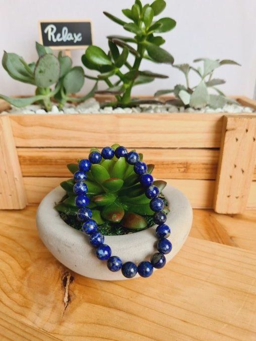 Bracelet Lapis Lazuli 8mm