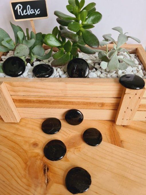 Mini galet Tourmaline noire