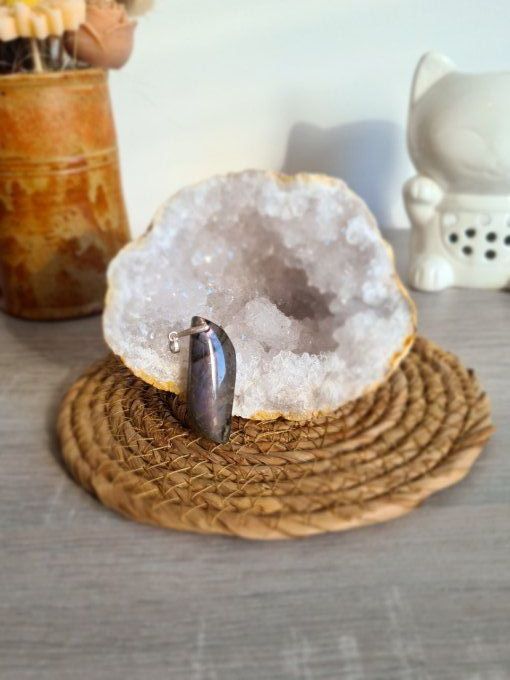 Pendentif Labradorite Violette