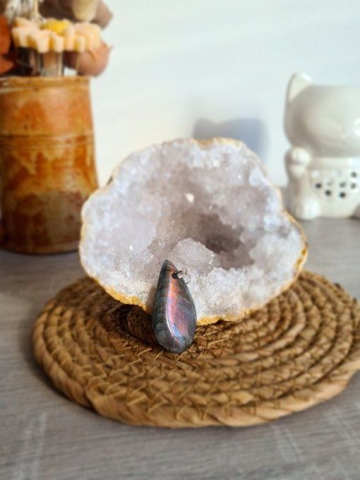 Pendentif Labradorite Violette