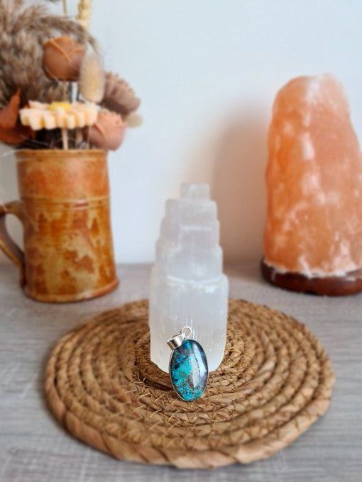 Pendentifs Chrysocolle Argent 925