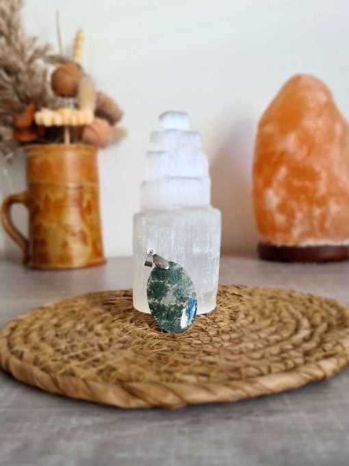 Pendentifs Agate Mousse 