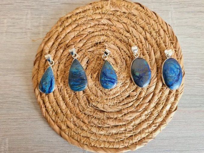 Pendentifs Azurite Argent 925